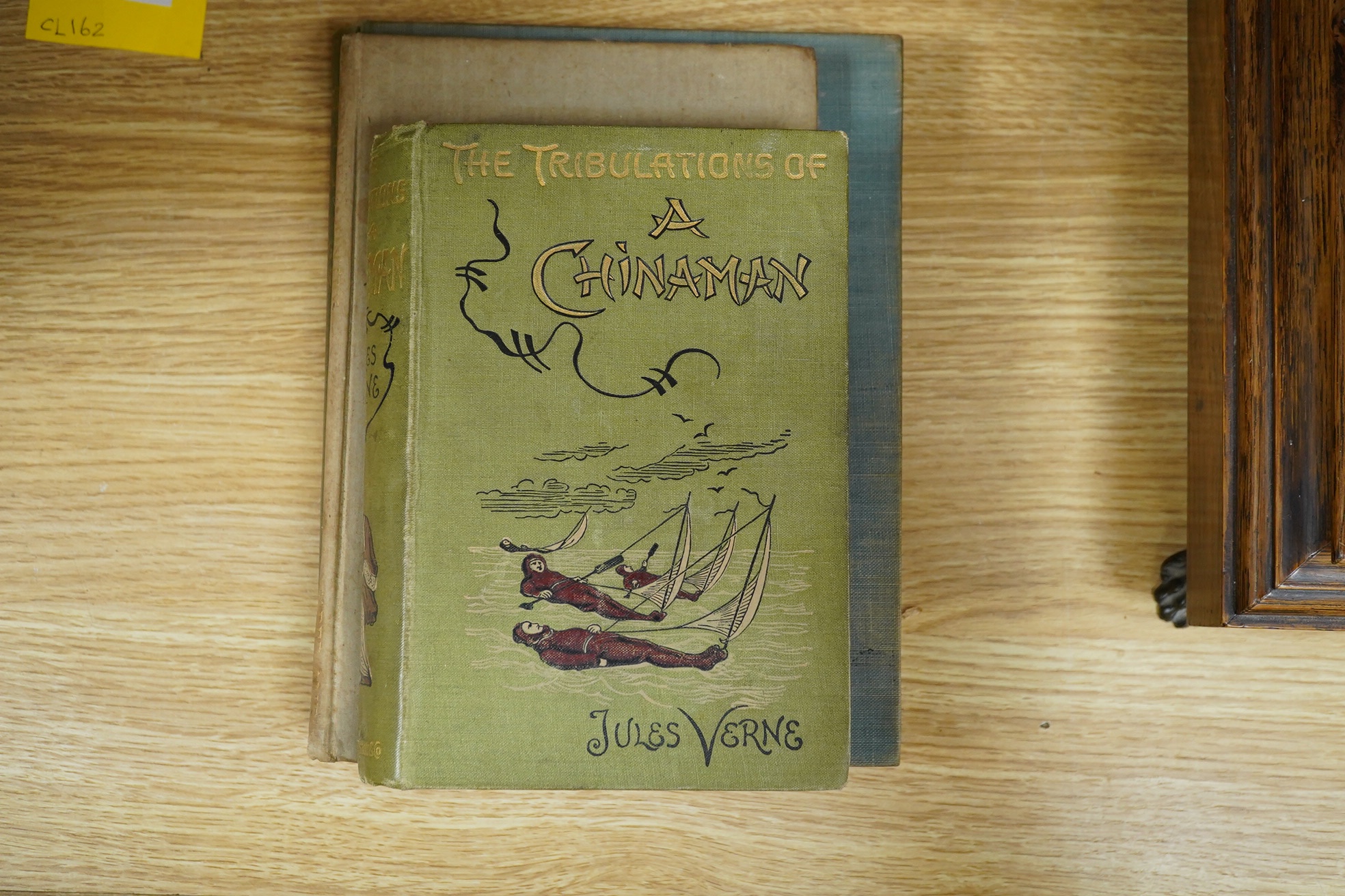 Gissing, George - By the Ionian Sea. notes of a ramble in Southern Italy. 1st edition. coloured plates, original cloth. 1901; Verne, Jules - The Tribulations of a Chinaman ... new and cheaper edition. num. plates; origin